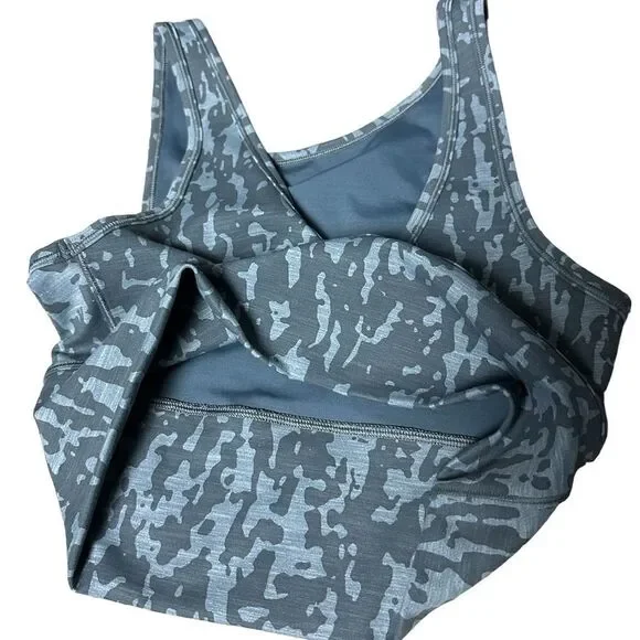 Lululemon Power Pivot Gray Camo Tank Top - Picture 7 of 10